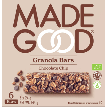 Made Good Chocolate Chip Granola Bars 6 x 24 g