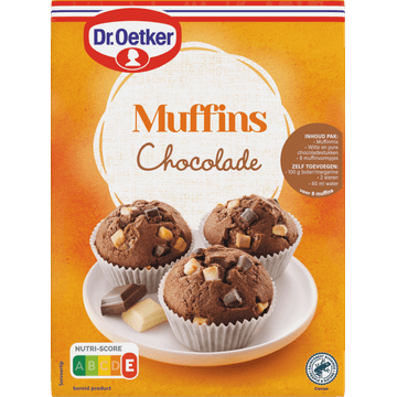 Dr. Oetker Muffins Chocolade Bakmix 345 g