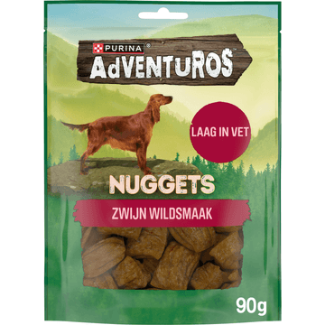 AdVENTuROS Nuggets Hondensnacks Rijk aan Wildzwijn