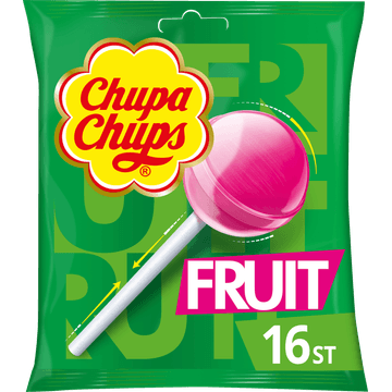 Chupa Chups Fruit 16 stuks