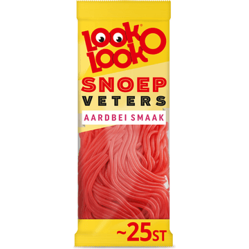 Look-O-Look Snoepveters Aardbei Vegan 25 stuks