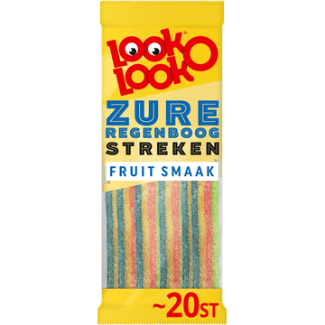 Look-O-Look Zure Regenboog Streken Vegan 20 stuks