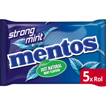 Mentos Strongmint Vegan 5-pack