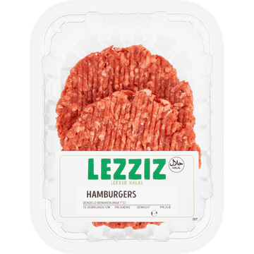Lezziz Hamburgers Rund 2 Stuks