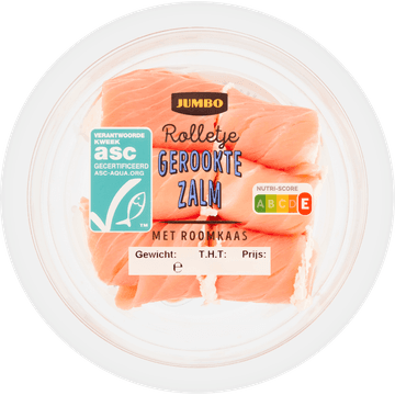 Jumbo Rolletje Gerookte Zalm met Roomkaas 75 g