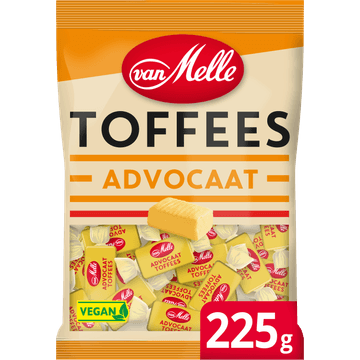 Van Melle Toffees met Advocaatsmaak 225 g