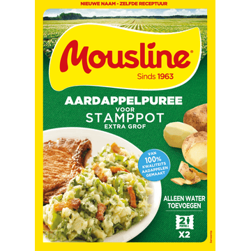 Mousline Aardappelpuree Voor Stamppot Extra Grof 230g