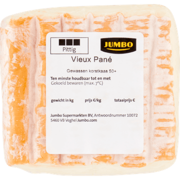 Jumbo Vieux Pané Gewassen Korstkaas 50+ ca. 145 g