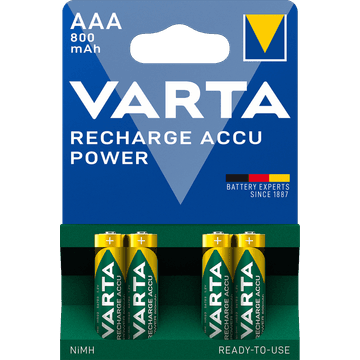 VARTA Oplaadbare Batterijen AAA 800mAh