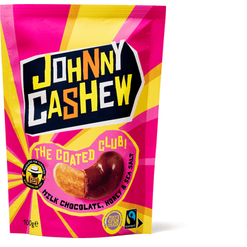 Johnny Cashew Milk Chocolate Honey Sea Salt 100g