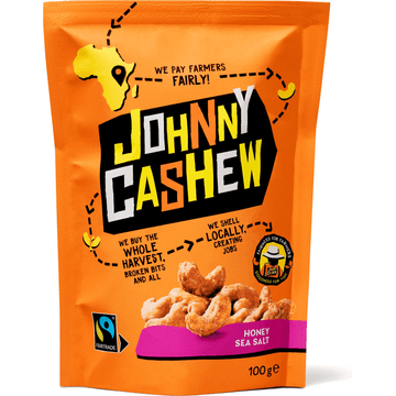 Johnny Cashew Honey Sea Salt 100g
