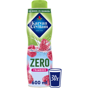 Karvan Cévitam Zero Framboos Siroop 600 ml