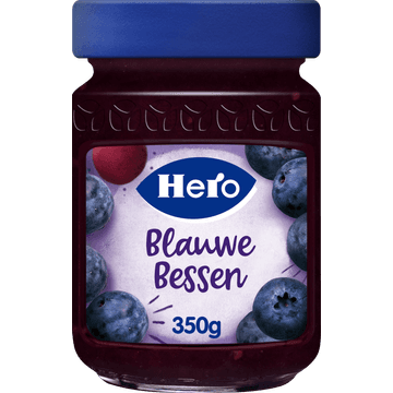 Hero Fruitspread Bosbessen 350 g