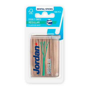 Jordan Sticks Fluoride Mint Double Ended Regular 100 Stuks