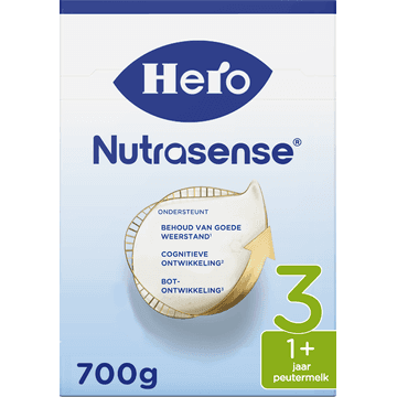 Hero Nutrasense 3 1+ Jaar Peutermelk 2 x 350 g