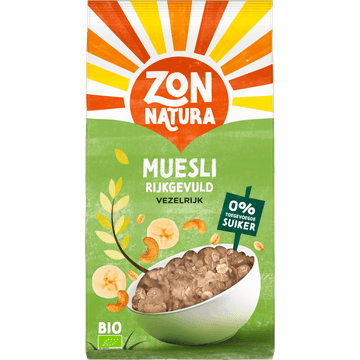 Zonnatura Bio Muesli Rijkgevuld 475 g
