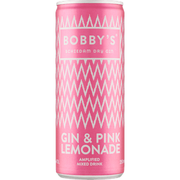 Bobby's Gin & Pink Lemonade Amplified Mixed Drink 250 ml