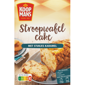 Koopmans Stroopwafelcake met Stukjes Karamel 400 g