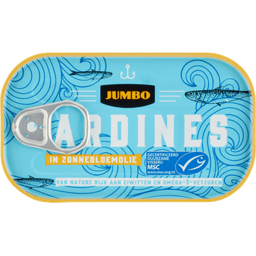 Jumbo Sardines in Zonnebloemolie 120 g