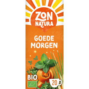 Zonnatura Biologische Goedemorgen Kruideninfusie 20 Zakjes