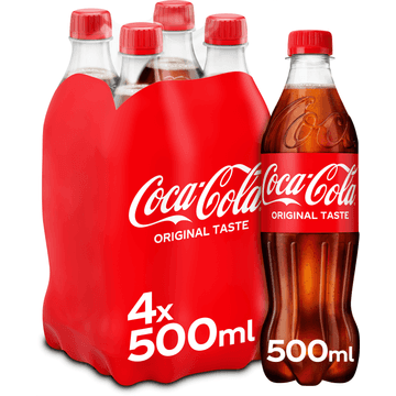 Coca-Cola Original Taste 4 x 500 ml