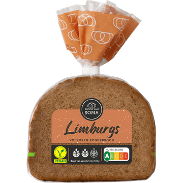 Brood van Soma Limburgs Volkoren Roggebrood 400 g