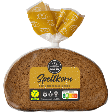 Brood van Soma Speltkorn Bruin Meergranenbrood 300 g