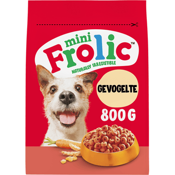 Frolic Hondenbrokken Mini - Gevogelte, Worteltjes & Granen - Hondenvoer - 800g