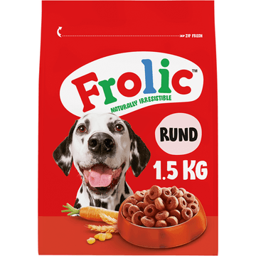 Frolic Hondenbrokken - Rund, Worteltjes & Granen - Hondenvoer - 1.5 kg