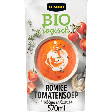 Jumbo Biologisch Romige Tomatensoep 570ML