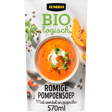 Jumbo Biologisch Romige Pompoensoep 570ML
