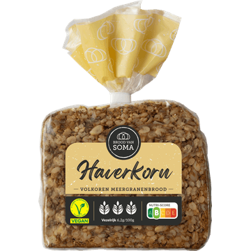 Brood van Soma Haverkorn Volkoren Meergranenbrood 400 g