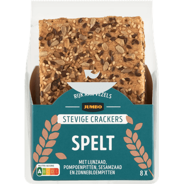 Jumbo Stevige Crackers Spelt 8 Stuks