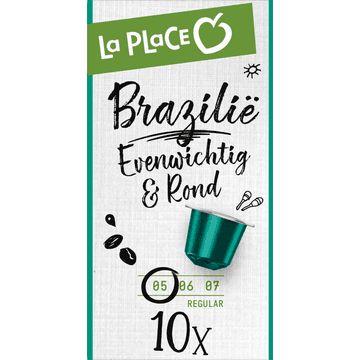 La Place Brazilië Nespresso Koffiecups 10 Stuks