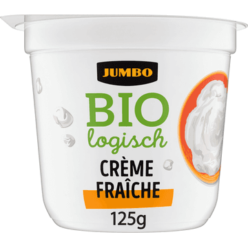 Jumbo Biologisch Crème Fraîche 125 g