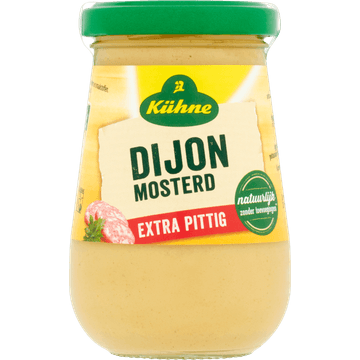 Kühne Dijon Mosterd Extra Pittig 185 g