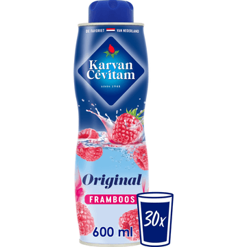 Karvan Cévitam Framboos Original Siroop, 600 ml