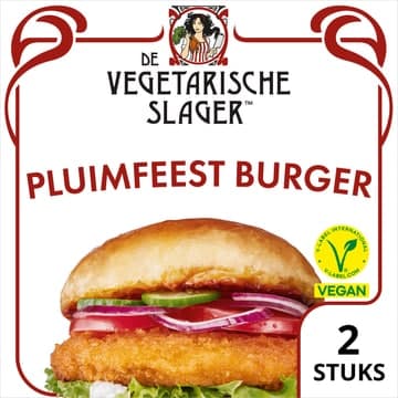 De Vegetarische Slager Pluimfeestburger Veganistisch 180 g