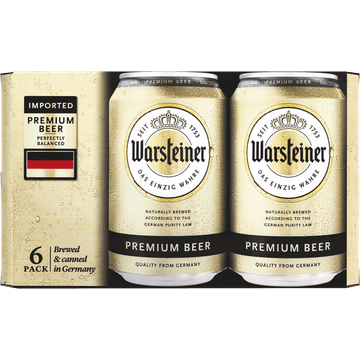 Warsteiner Premium Beer Blikken 6 x 330 ml