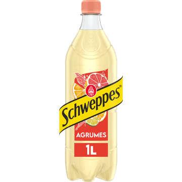 Schweppes Citrussmaken met Sinaasappel, Pompelmoes, Limoen en Mandarijn 1 L