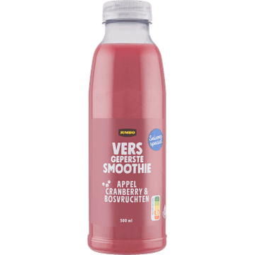 Jumbo Verse Smoothie Appel, Cranberry & Bosvruchten 500ML