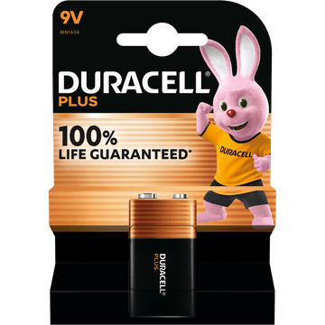 Duracell Alkaline Plus 9V 1 Stuk