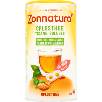 Zonnatura Bio Oplosthee Groene Thee, Munt & Kamille 200 g
