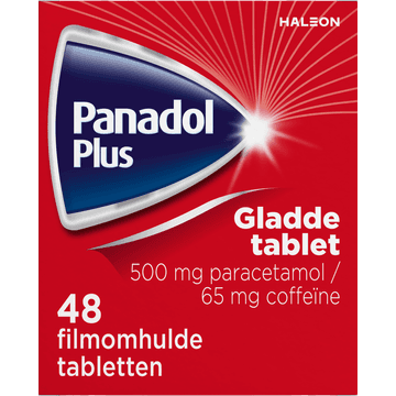Panadol Plus Gladde Tablet, Filmomhulde Tabletten, 48 stuks