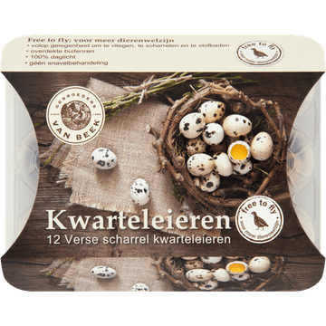 Jumbo Scharrel Kwarteleieren 12 Stuks