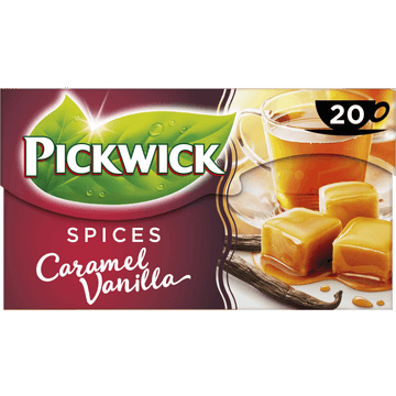 Pickwick Spices Caramelised Vanilla Zwarte Thee 20 Stuks