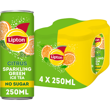 Lipton Green Citrus Sparkling 4x250ML
