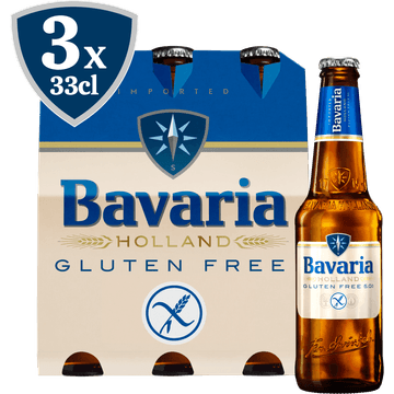 Bavaria - Pils - Glutenvrij - Fles - 3 x 330ML