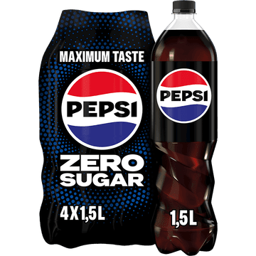 Pepsi Zero Fles Multipack 4x1,5L