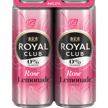 RC Rose Lemonade 0% 4 x 250ML